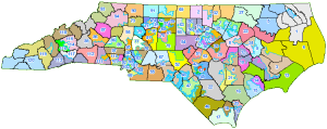 Lewis-Dollar-Dockham enacted NC House District plan (courtesy of NCGA redistricting page)