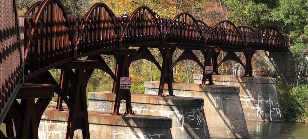 Rails-to-Trails bridge in PA