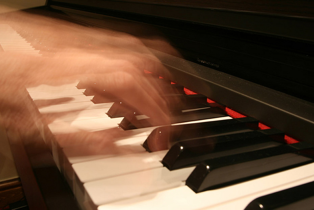 Blurred Piano