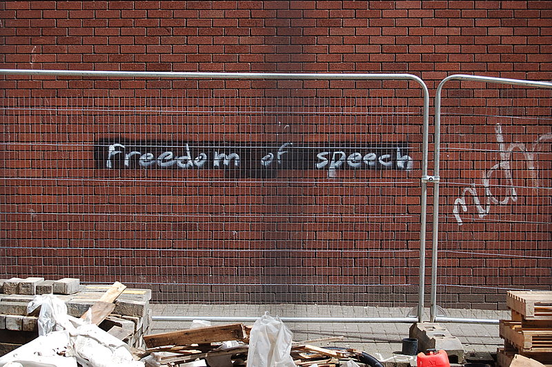 Freedom of Speech – Photo by Walt Jabsco