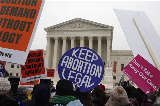 Abortion Protest – Photo by kxan.com (Courtesy of Google)