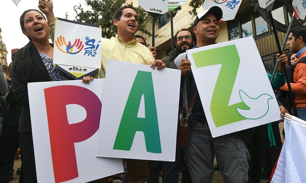 Colombia Peace – Photo by The Guardian (Courtesy of Google)