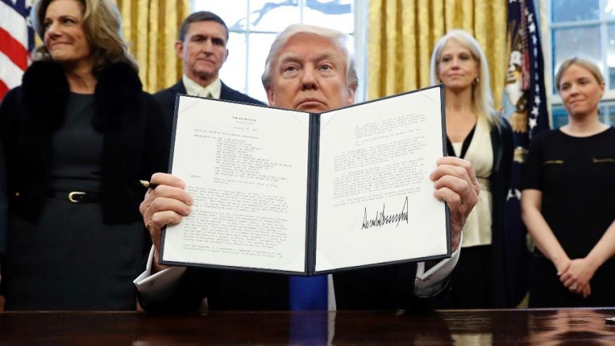 Photo: Trump’s New Travel Ban, The Skidmore News (Courtesy of Google Images)